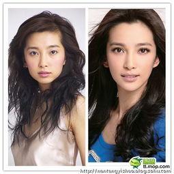 女明星网红自拍对比,真实与滤镜下的美丽对决